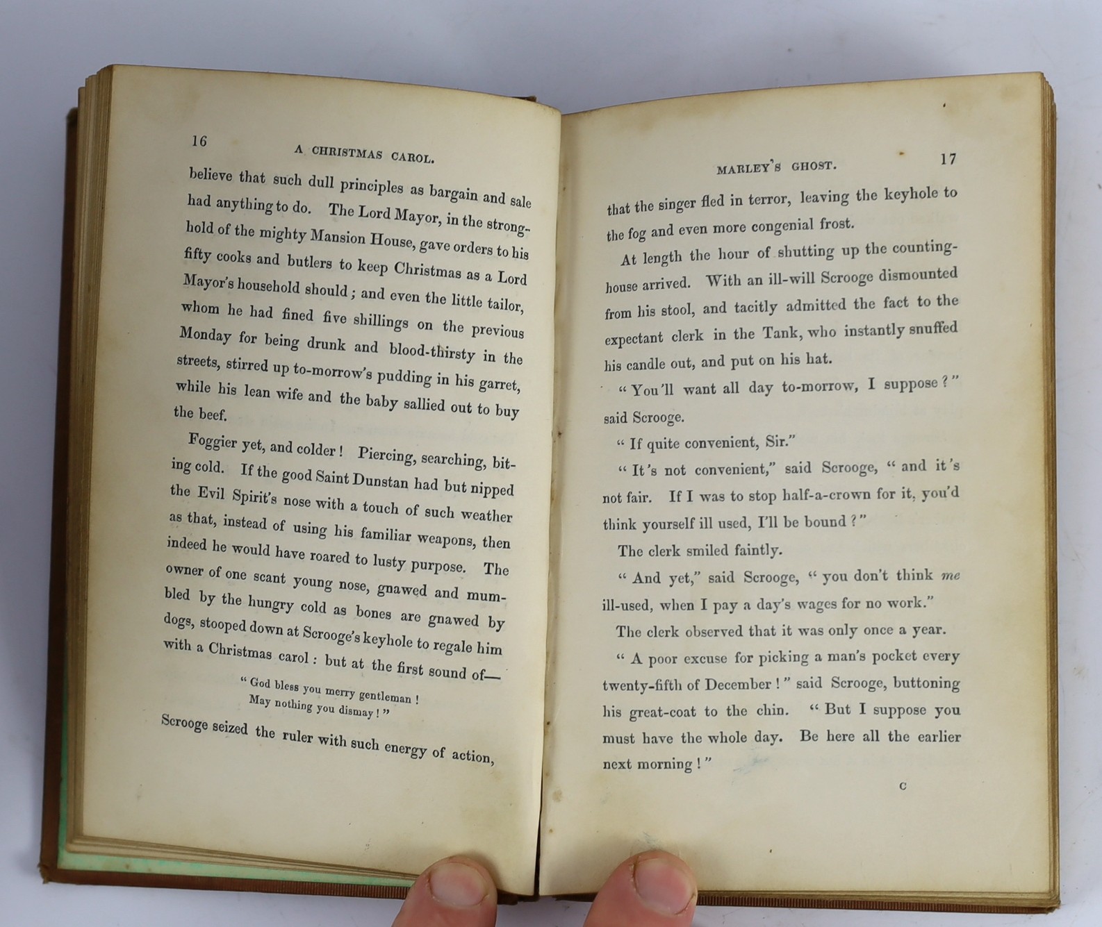 Dickens, Charles - A Christmas Carol, in Prose, Being a Ghost Story of Christmas, 1st edition, 1st issue, Chapman & Hall, 1843